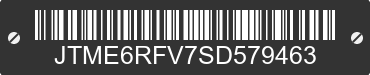 2025 TOYOTA RAV4 JTME6RFV7SD579463 VIN decoded