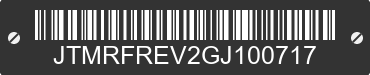 2016 TOYOTA RAV4 JTMRFREV2GJ100717 VIN decoded