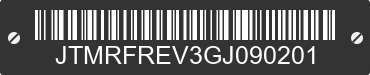 2016 TOYOTA RAV4 JTMRFREV3GJ090201 VIN decoded