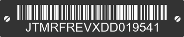 2013 TOYOTA RAV4 JTMRFREVXDD019541 VIN decoded