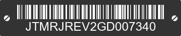 2016 TOYOTA RAV4 JTMRJREV2GD007340 VIN decoded