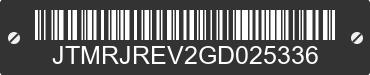 2016 TOYOTA RAV4 JTMRJREV2GD025336 VIN decoded