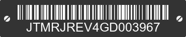 2016 TOYOTA RAV4 JTMRJREV4GD003967 VIN decoded