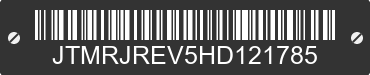 2017 TOYOTA RAV4 JTMRJREV5HD121785 VIN decoded