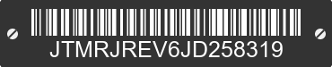 2018 TOYOTA RAV4 JTMRJREV6JD258319 VIN decoded