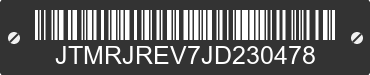 2018 TOYOTA RAV4 JTMRJREV7JD230478 VIN decoded