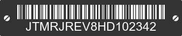 2017 TOYOTA RAV4 JTMRJREV8HD102342 VIN decoded