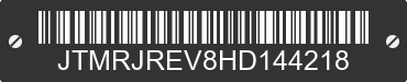2017 TOYOTA RAV4 JTMRJREV8HD144218 VIN decoded