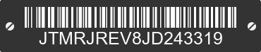 2018 TOYOTA RAV4 JTMRJREV8JD243319 VIN decoded