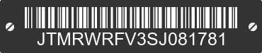 2025 TOYOTA RAV4 JTMRWRFV3SJ081781 VIN decoded
