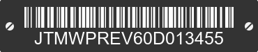 0 TOYOTA RAV4 JTMWPREV60D013455 VIN decoded