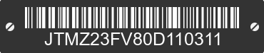 0 TOYOTA RAV4 JTMZ23FV80D110311 VIN decoded