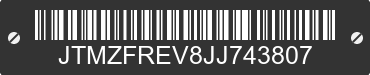 2018 TOYOTA RAV4 JTMZFREV8JJ743807 VIN decoded