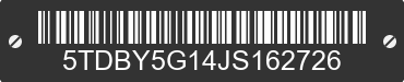 2018 TOYOTA Sequoia 5TDBY5G14JS162726 VIN decoded