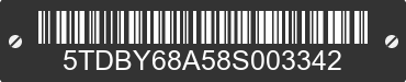 2008 TOYOTA Sequoia 5TDBY68A58S003342 VIN decoded