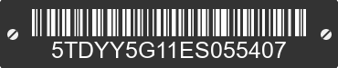 2014 TOYOTA Sequoia 5TDYY5G11ES055407 VIN decoded