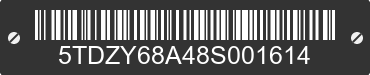 2008 TOYOTA Sequoia 5TDZY68A48S001614 VIN decoded