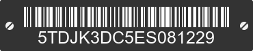 2014 TOYOTA Sienna 5TDJK3DC5ES081229 VIN decoded