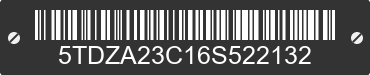 2006 TOYOTA Sienna 5TDZA23C16S522132 VIN decoded