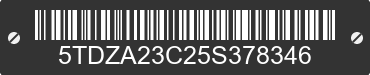 2005 TOYOTA Sienna 5TDZA23C25S378346 VIN decoded
