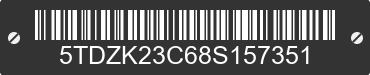 2008 TOYOTA Sienna 5TDZK23C68S157351 VIN decoded