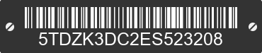 2014 TOYOTA Sienna 5TDZK3DC2ES523208 VIN decoded