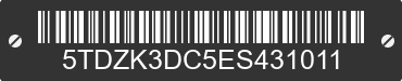 2014 TOYOTA Sienna 5TDZK3DC5ES431011 VIN decoded