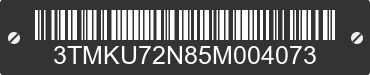 2005 TOYOTA Tacoma 3TMKU72N85M004073 VIN decoded