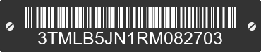 2024 TOYOTA Tacoma 3TMLB5JN1RM082703 VIN decoded