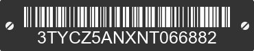 2022 TOYOTA Tacoma 3TYCZ5ANXNT066882 VIN decoded