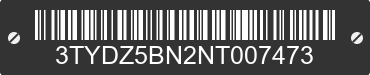 2022 TOYOTA Tacoma 3TYDZ5BN2NT007473 VIN decoded