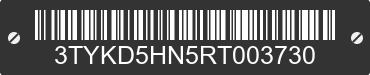 2024 TOYOTA Tacoma 3TYKD5HN5RT003730 VIN decoded
