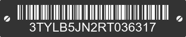 2024 TOYOTA Tacoma 3TYLB5JN2RT036317 VIN decoded