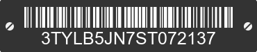 2025 TOYOTA Tacoma 3TYLB5JN7ST072137 VIN decoded