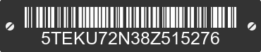 2008 TOYOTA Tacoma 5TEKU72N38Z515276 VIN decoded