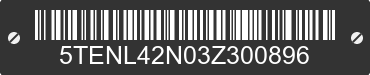 2003 TOYOTA Tacoma 5TENL42N03Z300896 VIN decoded