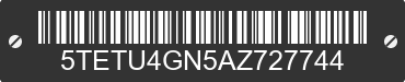 2010 TOYOTA Tacoma 5TETU4GN5AZ727744 VIN decoded