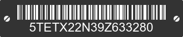 2009 TOYOTA Tacoma 5TETX22N39Z633280 VIN decoded