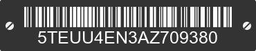 2010 TOYOTA Tacoma 5TEUU4EN3AZ709380 VIN decoded
