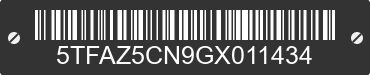 2016 TOYOTA Tacoma 5TFAZ5CN9GX011434 VIN decoded