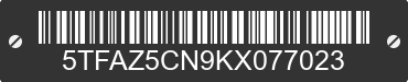 2019 TOYOTA Tacoma 5TFAZ5CN9KX077023 VIN decoded
