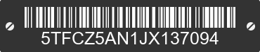 2018 TOYOTA Tacoma 5TFCZ5AN1JX137094 VIN decoded