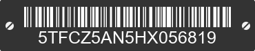 2017 TOYOTA Tacoma 5TFCZ5AN5HX056819 VIN decoded