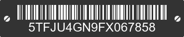 2015 TOYOTA Tacoma 5TFJU4GN9FX067858 VIN decoded