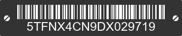 2013 TOYOTA Tacoma 5TFNX4CN9DX029719 VIN decoded