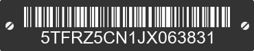 2018 TOYOTA Tacoma 5TFRZ5CN1JX063831 VIN decoded