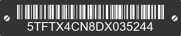 2013 TOYOTA Tacoma 5TFTX4CN8DX035244 VIN decoded