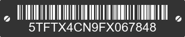 2015 TOYOTA Tacoma 5TFTX4CN9FX067848 VIN decoded