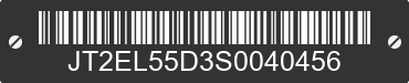 1995 TOYOTA Tercel JT2EL55D3S0040456 VIN decoded
