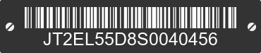 1995 TOYOTA Tercel JT2EL55D8S0040456 VIN decoded